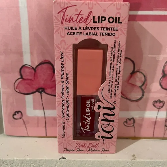Ioni Tinted Lip Oil - Pink Doll - Picture 1 of 2